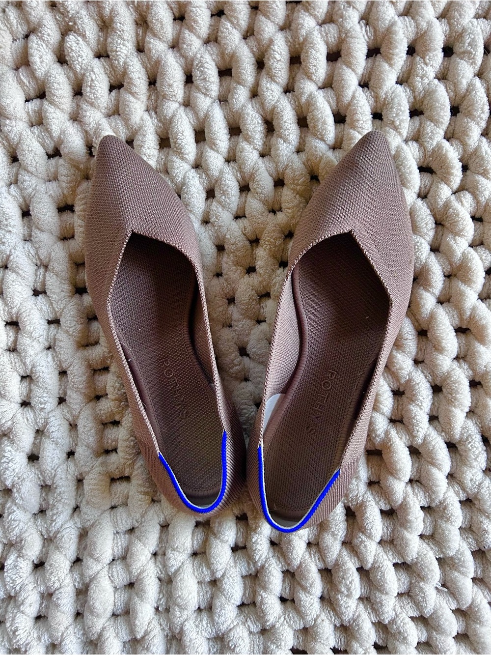 Rothy's The Point - Beige Size 9